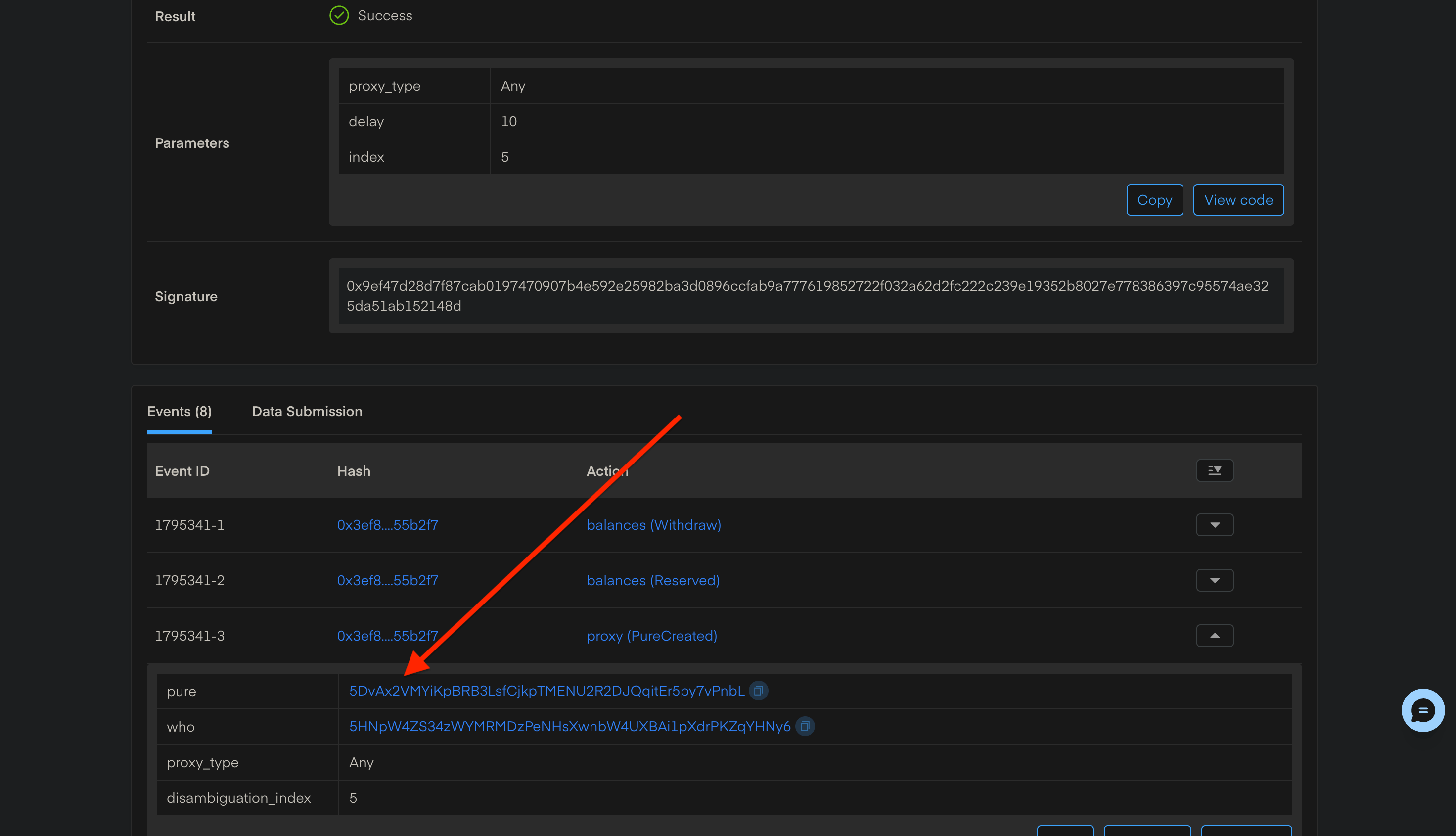 pure proxy address